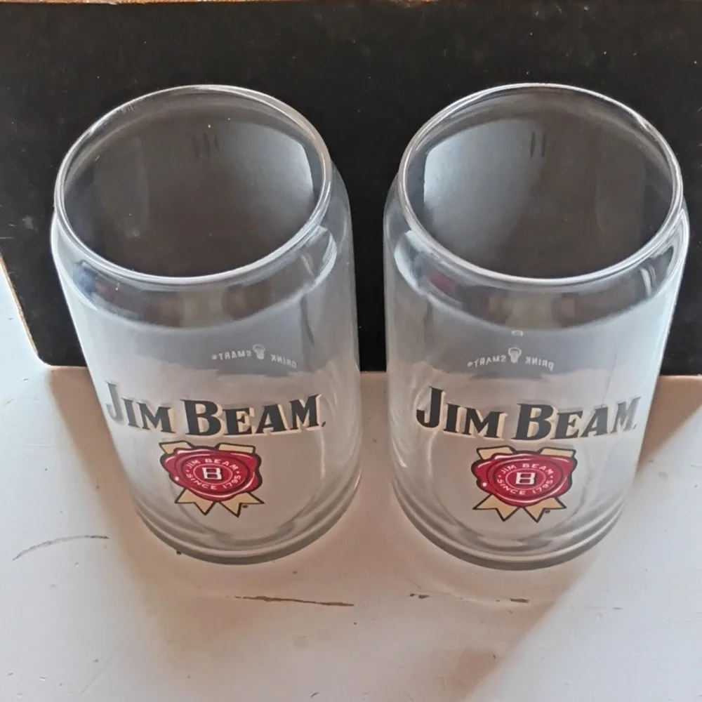 Jim Beam Clear Glass Set - Bar Accessories